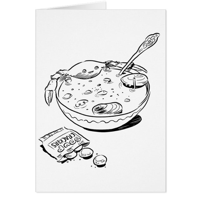 Seafood Chowder Card (Voorkant)
