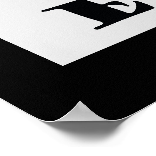 Seafood eet het op! Poster (Hoek)