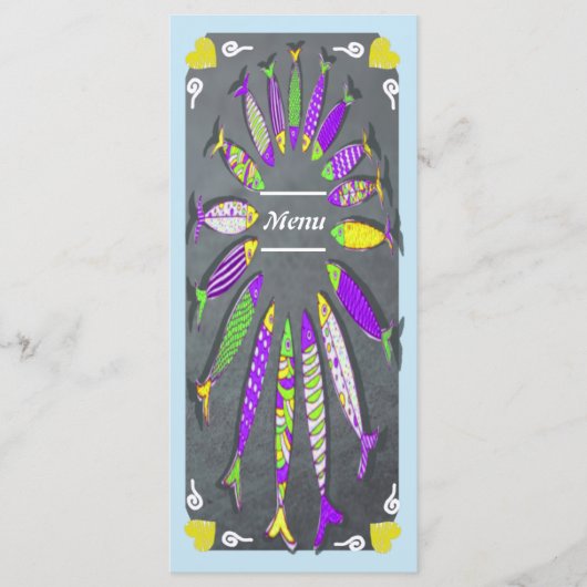 Seafood & Fish Restaurant Menu (Devant)