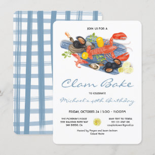 Seafood Low Country Clam Bake Party Kaart