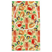 Seafood Patroon Klein Cadeauzakje (Achterkant)