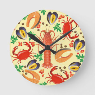 Seafood Patroon Ronde Klok