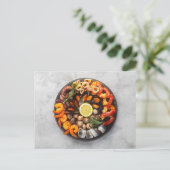 Seafood Platter Briefkaart (Staand voorkant)