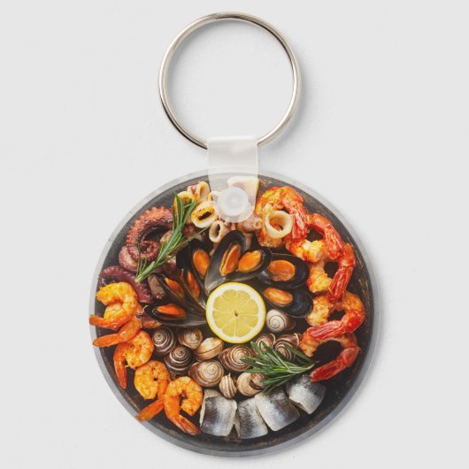 Seafood Platter Sleutelhanger (Voorkant)