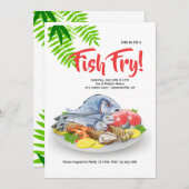 Seafood Uitnodiging (Voorkant / Achterkant)