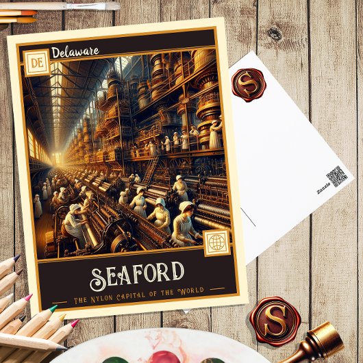 Seaford, Delaware | Carte postale Vintage
