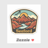Seaford, Delaware Sticker (Vel)