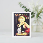Seager's Gin Briefkaart (Staand voorkant)