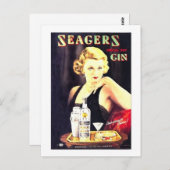 Seager's Gin Briefkaart (Voorkant / Achterkant)
