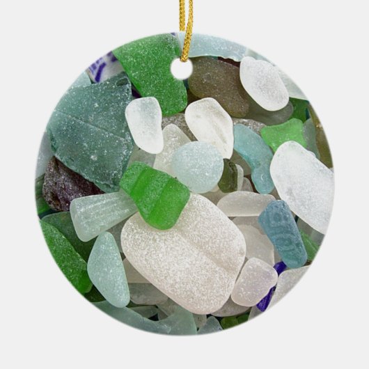 Seaglass Serendipiteit Keramisch Ornament (Voorkant)