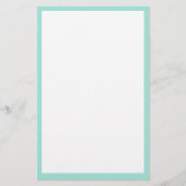 Seaglass Zee Groene Grens Licht Aangepaste Kleur K Briefpapier (Voorkant)