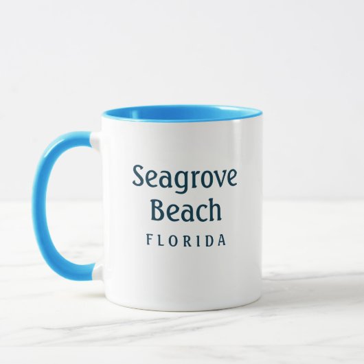 Seagrove Beach Floride Café Mug (Gauche)