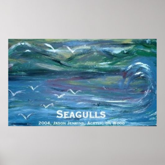 SEAGULES POSTER (Voorkant)