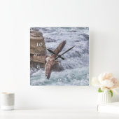 Seagull Air Surfer Vierkante Klok (Huis)