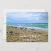 Seagull Beach Bewaar de datum Save The Date (Achterkant)