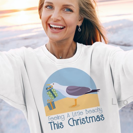 Seagull Beach Thema Kerstmis Trui