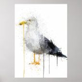 Seagull Bird Poster (Voorkant)