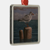 Seagull by Tom Rock Metal Ornament (Rechts)