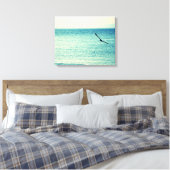 Seagull Canvas Afdruk (Insitu (Slaapkamer))
