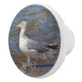 Seagull Ceramic Knob. Keramische Knop (Rechts)
