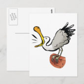 Seagull chatten briefkaart (Voorkant / Achterkant)