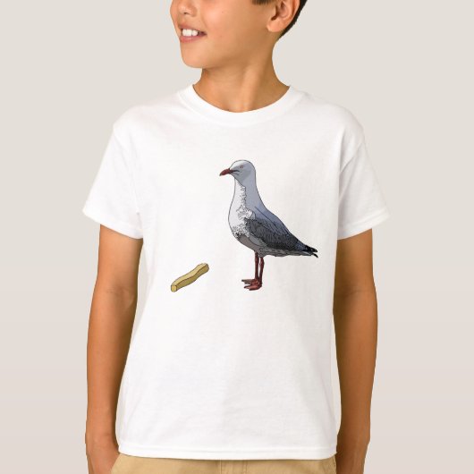 Seagull en Chip T Shirt (kinder) (Voorkant)