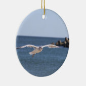 Seagull Flying Photo Ornament (Rechts)
