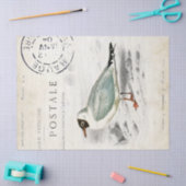 Seagull Franse poststempel Tissuepapier (Craft)