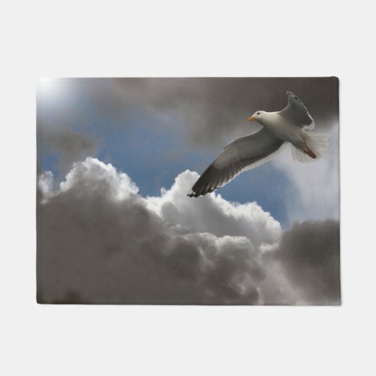 SEAGULL IN FLIGHT DEURMAT (Voorkant)