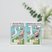 SEAGULL JOKE. BRIEFKAART (Staand voorkant)