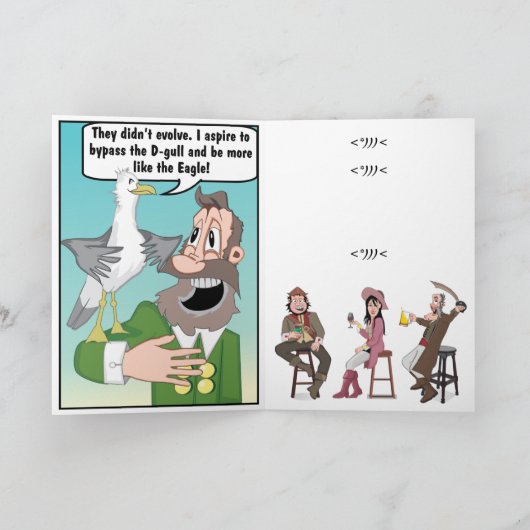 SEAGULL JOKE. CARTE (Intérieur)