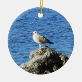 Seagull Keramisch Ornament