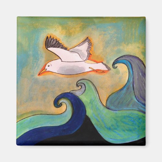 Seagull magnet magneet (Voorkant)