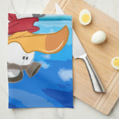 SEAGULL MET PILOT GOGGLAS THEEDOEK (Quarter Fold)