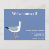 Seagull Moving Nieuw Home Aankondiging Briefkaart (Voorkant)