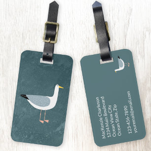 Seagull Nautical Bagagelabel