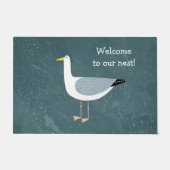 Seagull Nautical Doormat Deurmat (Voorkant)