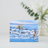 SEAGULL OCEAN PLAYGROUND BRIEFKAART (Staand voorkant)