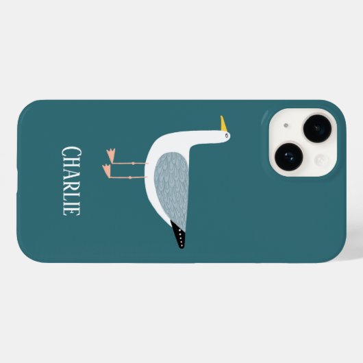 Seagull Personalized Case-Mate iPhone Case (Achterkant (horizontaal))