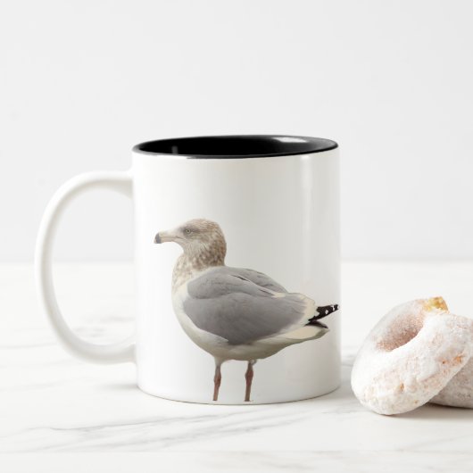 Seagull Photo Mug (Avec donut)