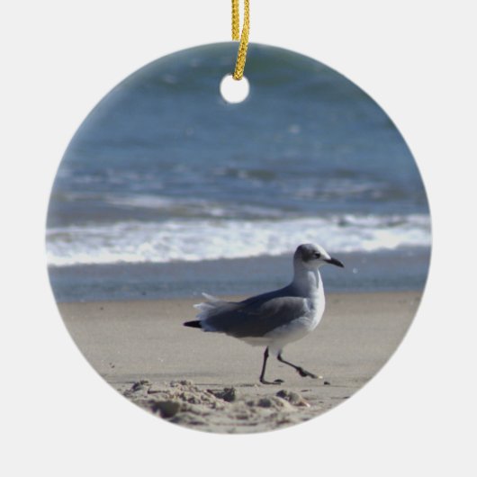 Seagull Photo Ornament (Voorkant)