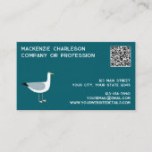 Seagull QR-code Visitekaartje (Voorkant)