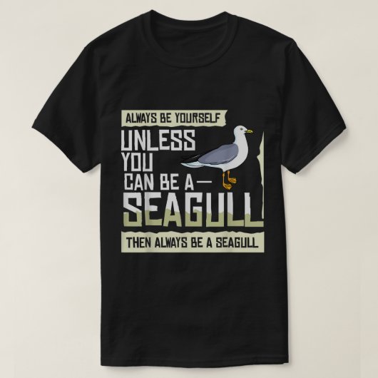 Seagull Seabird Gift Zee Gull Bird T-shirt (Design voorkant)