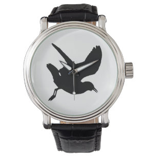 Seagull Silhouette Horloge