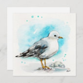 Seagull Studie 1 Feestdagenkaart (Voorkant / Achterkant)