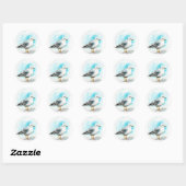 Seagull Studie 1 Ronde Sticker (Vel)