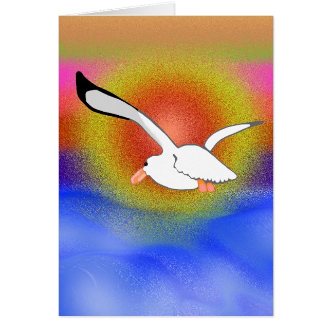 Seagull & Sunset (Voorkant)