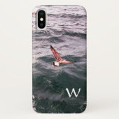SEAGULL VLIEGT OVER DE WAVEMONOGRAM Case-Mate iPhone CASE (Achterkant)