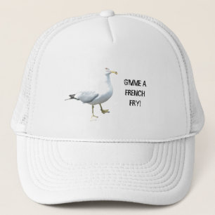 Seagull zegt Gimme een Franse Fry 2 Trucker Hat Pet