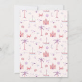 Seagulls Beach Sun Kissed Bridal Shower Invitation (Dos)